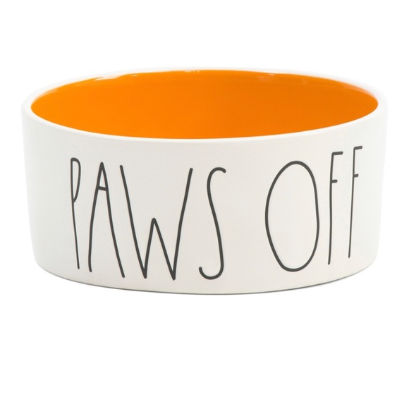 Rae Dunn Other - 🆕Rae Dunn Ceramic PAWS OFF Pet Bowl